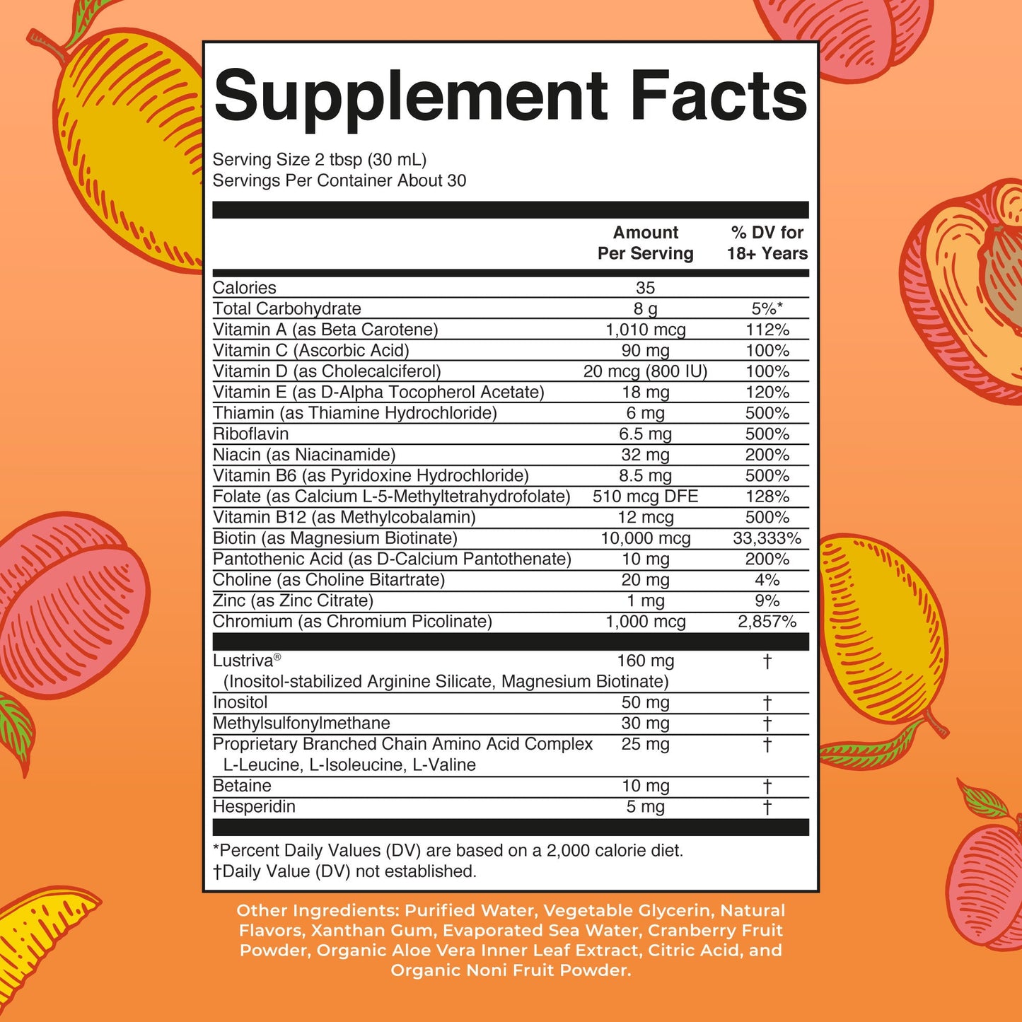 Liquid Hair Growth Multivitamin